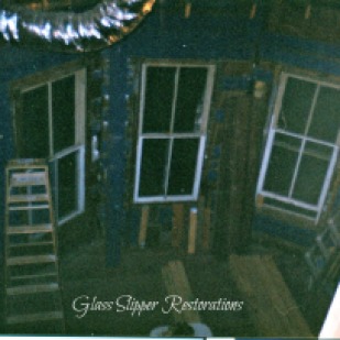 View of bay window area from attic